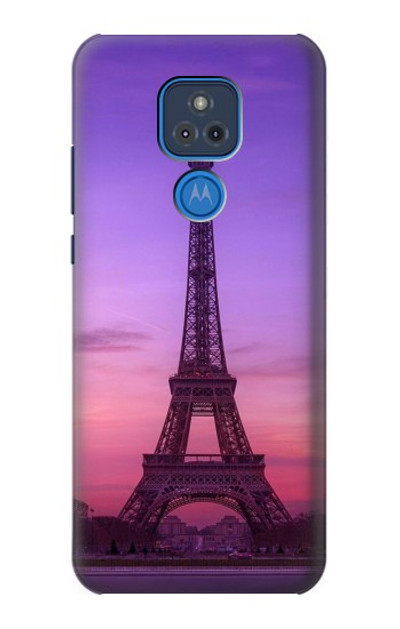 S3447 Eiffel Paris Sunset Case Cover Custodia per Motorola Moto G Play (2021)