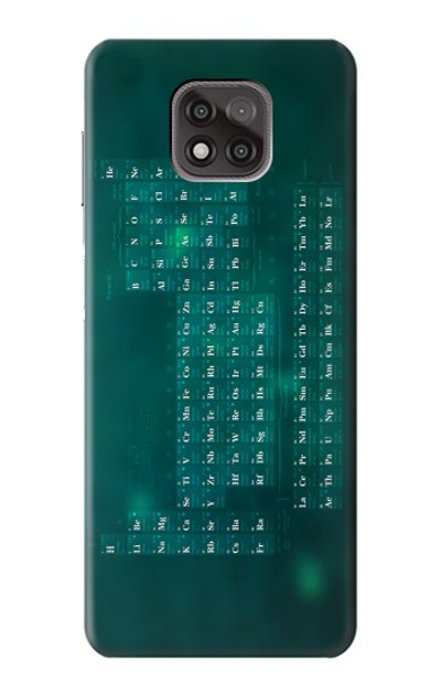 S0846 Chemistry Periodic Table Case Cover Custodia per Motorola Moto G Power (2021)