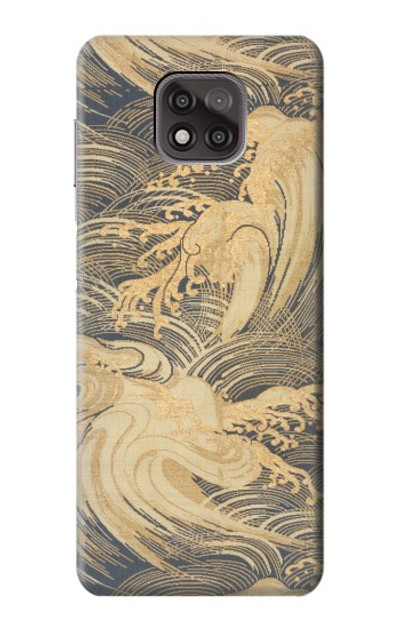 S2680 Japan Art Obi With Stylized Waves Case Cover Custodia per Motorola Moto G Power (2021)