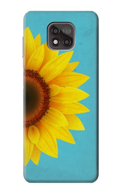 S3039 Vintage Sunflower Blue Case Cover Custodia per Motorola Moto G Power (2021)