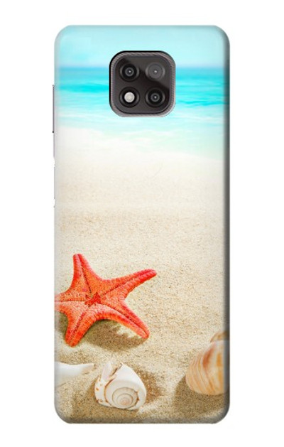 S3212 Sea Shells Starfish Beach Case Cover Custodia per Motorola Moto G Power (2021)