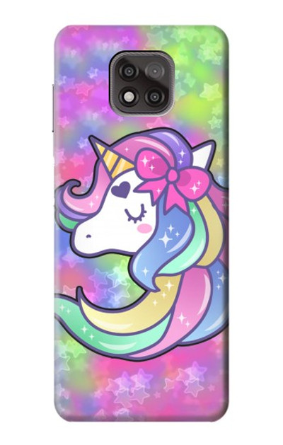 S3264 Pastel Unicorn Case Cover Custodia per Motorola Moto G Power (2021)