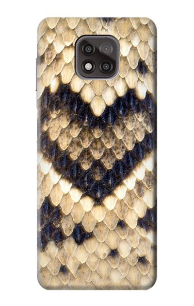 S3417 Diamond Rattle Snake Graphic Print Case Cover Custodia per Motorola Moto G Power (2021)