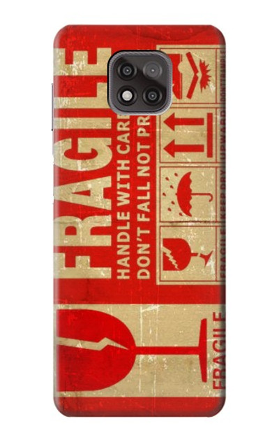 S3552 Vintage Fragile Label Art Case Cover Custodia per Motorola Moto G Power (2021)