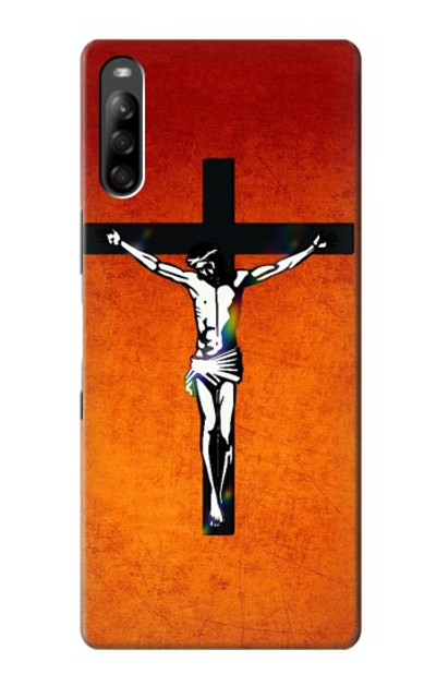 S2421 Jesus Christ On The Cross Case Cover Custodia per Sony Xperia L5