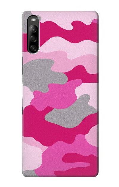 S2525 Pink Camo Camouflage Case Cover Custodia per Sony Xperia L5