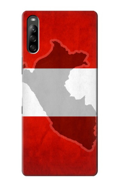 S3018 Peru Flag Case Cover Custodia per Sony Xperia L5