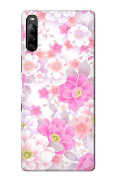 S3036 Pink Sweet Flower Flora Case Cover Custodia per Sony Xperia L5