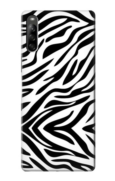 S3056 Zebra Skin Texture Graphic Printed Case Cover Custodia per Sony Xperia L5