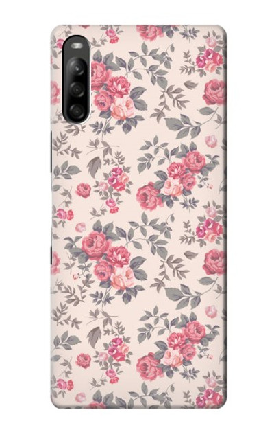 S3095 Vintage Rose Pattern Case Cover Custodia per Sony Xperia L5