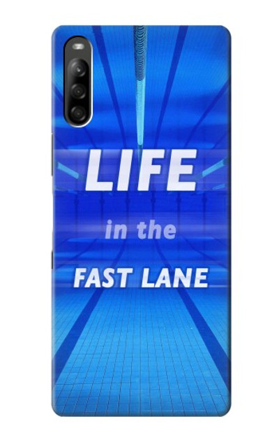 S3136 Life in the Fast Lane Swimming Pool Case Cover Custodia per Sony Xperia L5