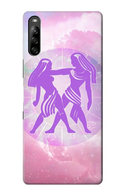 S3259 Zodiac Gemini Case Cover Custodia per Sony Xperia L5