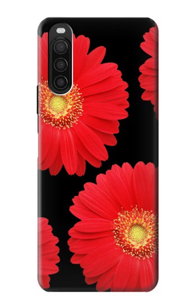 S2478 Red Daisy flower Case Cover Custodia per Sony Xperia 10 III