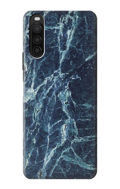 S2799 Light Blue Marble Stone Graphic Printed Case Cover Custodia per Sony Xperia 10 III