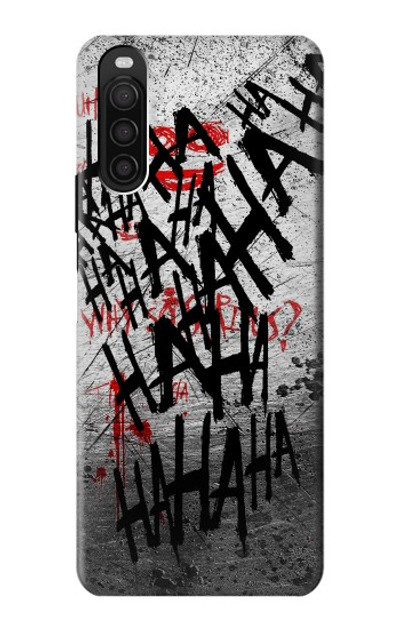 S3073 Joker Hahaha Blood Splash Case Cover Custodia per Sony Xperia 10 III