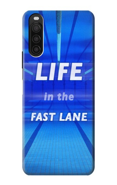 S3136 Life in the Fast Lane Swimming Pool Case Cover Custodia per Sony Xperia 10 III