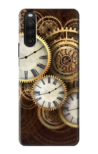 S3172 Gold Clock Live Case Cover Custodia per Sony Xperia 10 III