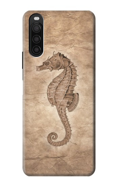 S3214 Seahorse Skeleton Fossil Case Cover Custodia per Sony Xperia 10 III