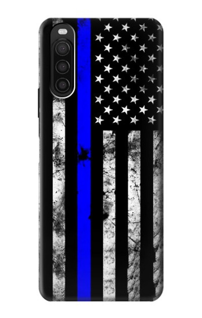 S3244 Thin Blue Line USA Case Cover Custodia per Sony Xperia 10 III