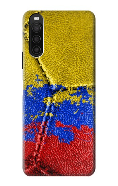 S3306 Colombia Flag Vintage Football Graphic Case Cover Custodia per Sony Xperia 10 III