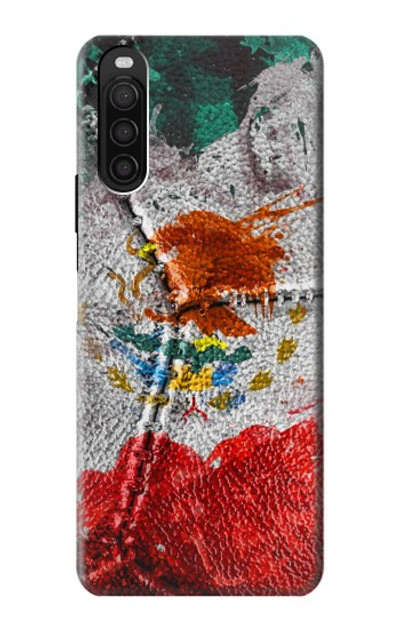 S3314 Mexico Flag Vinatage Football Graphic Case Cover Custodia per Sony Xperia 10 III