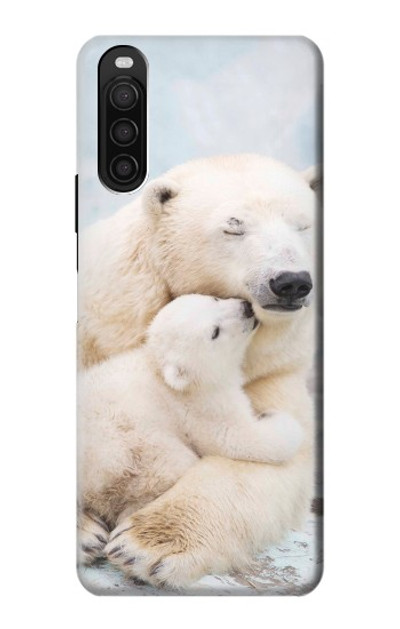 S3373 Polar Bear Hug Family Case Cover Custodia per Sony Xperia 10 III