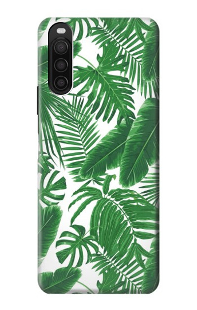 S3457 Paper Palm Monstera Case Cover Custodia per Sony Xperia 10 III