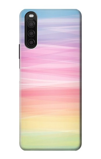 S3507 Colorful Rainbow Pastel Case Cover Custodia per Sony Xperia 10 III