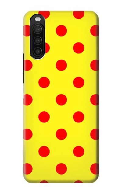 S3526 Red Spot Polka Dot Case Cover Custodia per Sony Xperia 10 III