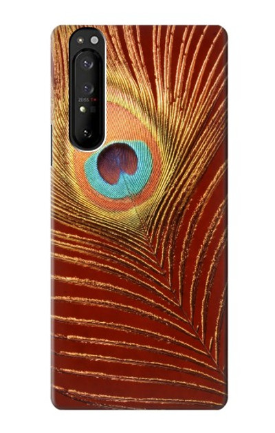 S0512 Peacock Case Cover Custodia per Sony Xperia 1 III S0512 Peacock Case Cover Custodia per Sony Xperia 1 III