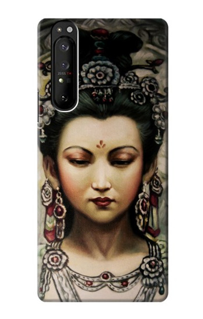 S0681 Guan Yin Case Cover Custodia per Sony Xperia 1 III S0681 Guan Yin Case Cover Custodia per Sony Xperia 1 III