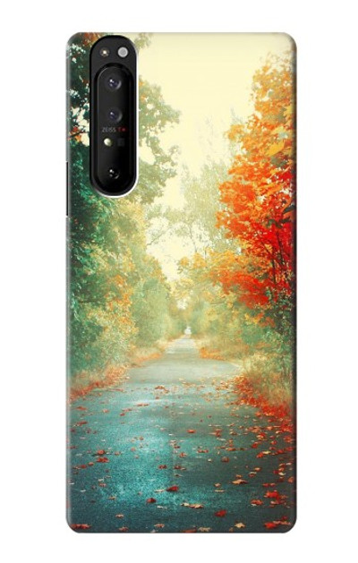 S0913 Road Through The Woods Case Cover Custodia per Sony Xperia 1 III