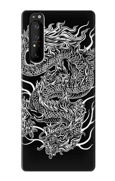 S1943 Dragon Tattoo Case Cover Custodia per Sony Xperia 1 III