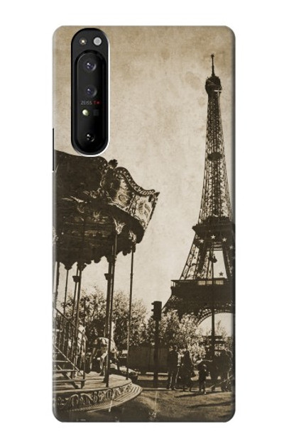 S2174 Eiffel Tower Vintage Paris Case Cover Custodia per Sony Xperia 1 III S2174 Eiffel Tower Vintage Paris Case Cover Custodia per Sony Xperia 1 III