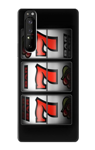 S2406 Slot Machine Lucky 777 Case Cover Custodia per Sony Xperia 1 III S2406 Slot Machine Lucky 777 Case Cover Custodia per Sony Xperia 1 III