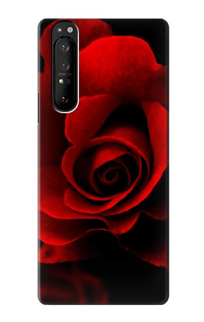 S2898 Red Rose Case Cover Custodia per Sony Xperia 1 III