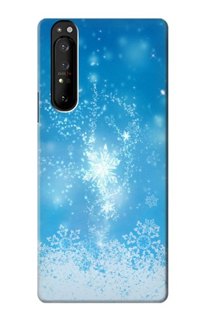 S2923 Frozen Snow Spell Magic Case Cover Custodia per Sony Xperia 1 III