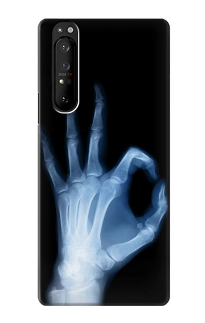 S3239 X-Ray Hand Sign OK Case Cover Custodia per Sony Xperia 1 III