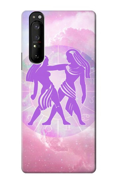 S3259 Zodiac Gemini Case Cover Custodia per Sony Xperia 1 III S3259 Zodiac Gemini Case Cover Custodia per Sony Xperia 1 III