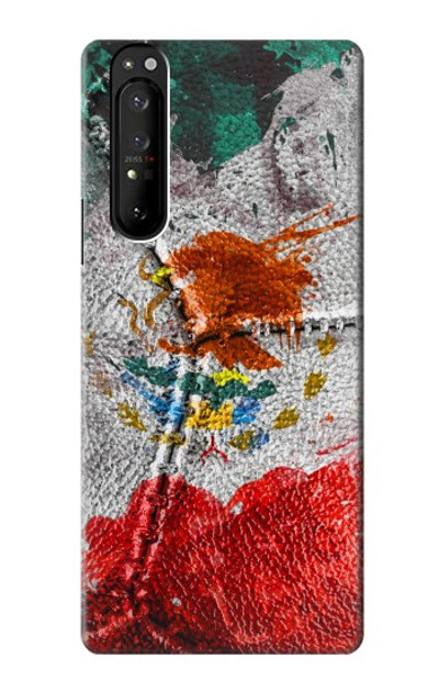 S3314 Mexico Flag Vinatage Football Graphic Case Cover Custodia per Sony Xperia 1 III