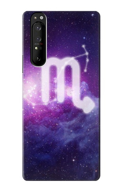 S3370 Zodiac Scorpio Case Cover Custodia per Sony Xperia 1 III