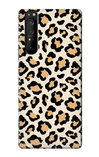 S3374 Fashionable Leopard Seamless Pattern Case Cover Custodia per Sony Xperia 1 III