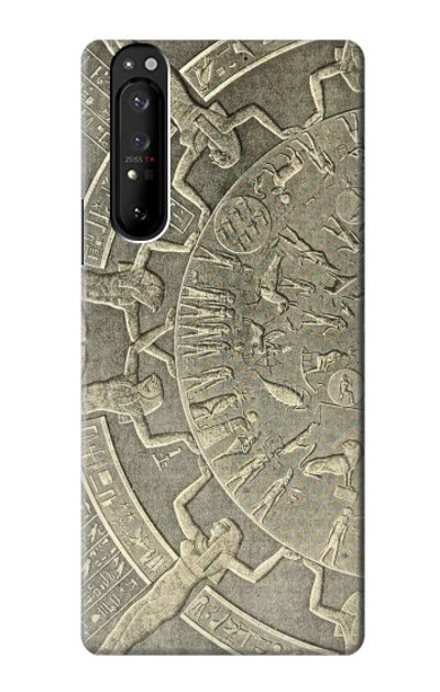 S3396 Dendera Zodiac Ancient Egypt Case Cover Custodia per Sony Xperia 1 III