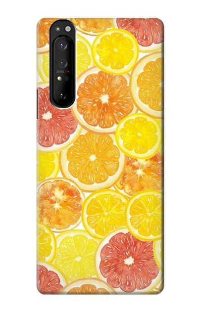 S3408 Lemon Case Cover Custodia per Sony Xperia 1 III