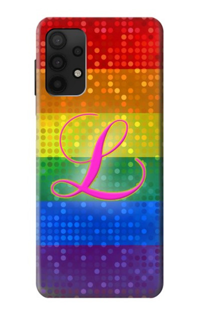 S2900 Rainbow LGBT Lesbian Pride Flag Case Cover Custodia per Samsung Galaxy A32 4G