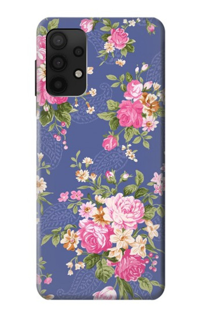 S3265 Vintage Flower Pattern Case Cover Custodia per Samsung Galaxy A32 4G