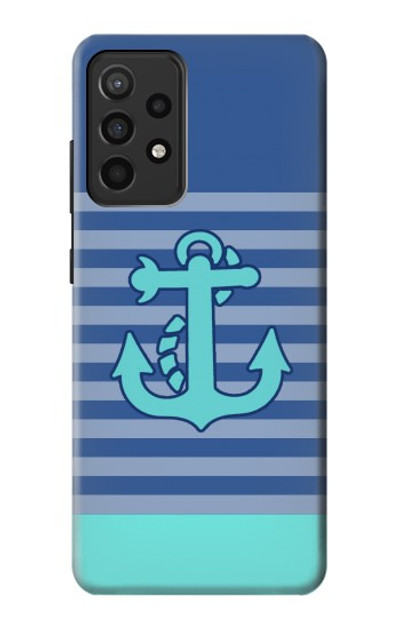 S2081 Nautical Anchor Case Cover Custodia per Samsung Galaxy A52, Galaxy A52 5G