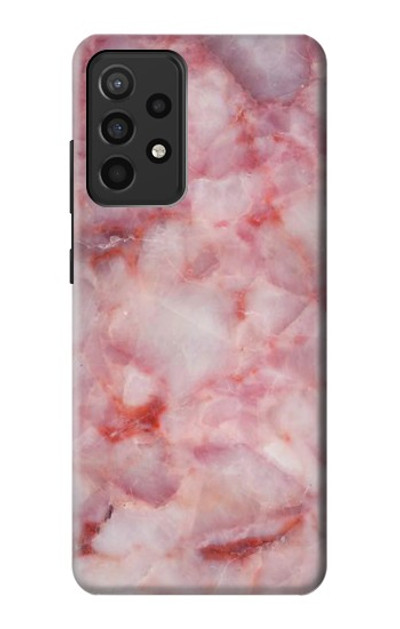 S2843 Pink Marble Texture Case Cover Custodia per Samsung Galaxy A52, Galaxy A52 5G