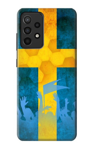 S2990 Sweden Football Soccer Case Cover Custodia per Samsung Galaxy A52, Galaxy A52 5G