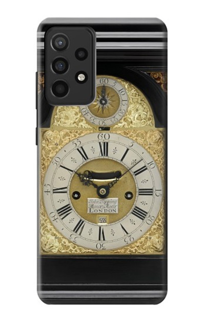 S3144 Antique Bracket Clock Case Cover Custodia per Samsung Galaxy A52, Galaxy A52 5G